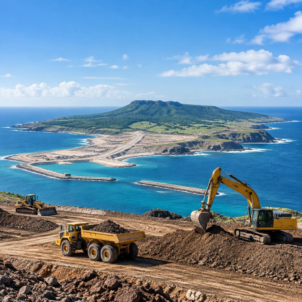 馬毛島の長期プロジェクトで、土木の未来と安定収入をつかむ。未経験から、確かな技術を身につける一歩を。